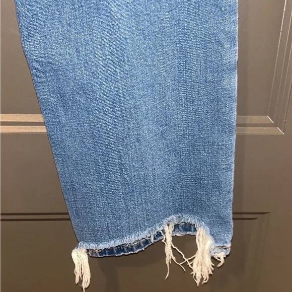 Abercrombie & Fitch distressed ankle straight ultra high rise 28/ 6R - Picture 6 of 10